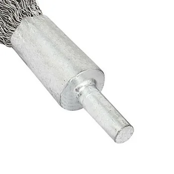 

0.6 Crimped Wire End Brush Carbon Steel With 1/4 Shank For Die Grinder Or Dril