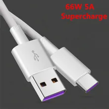 5A USB Cabo Tipo C 1m 2m 3m Tipo de Carregamento Rápido-C Kable para Huawei Companheiro P30 pro P20 P40 20 Pro Telefone Supercharge QC3.0 USBC Cabo