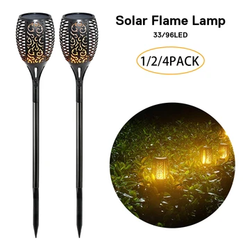 

LED Solar Flame Lamp 96 leds Waterproof Flickering Garden Torch Light Outdoor Lighting Decoration Pathway Lawn Light