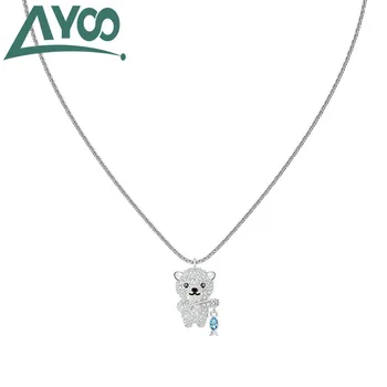 

AYoo High Quality SWA Fashion New Polar Bear Irregular Cute Charming Lady Necklace