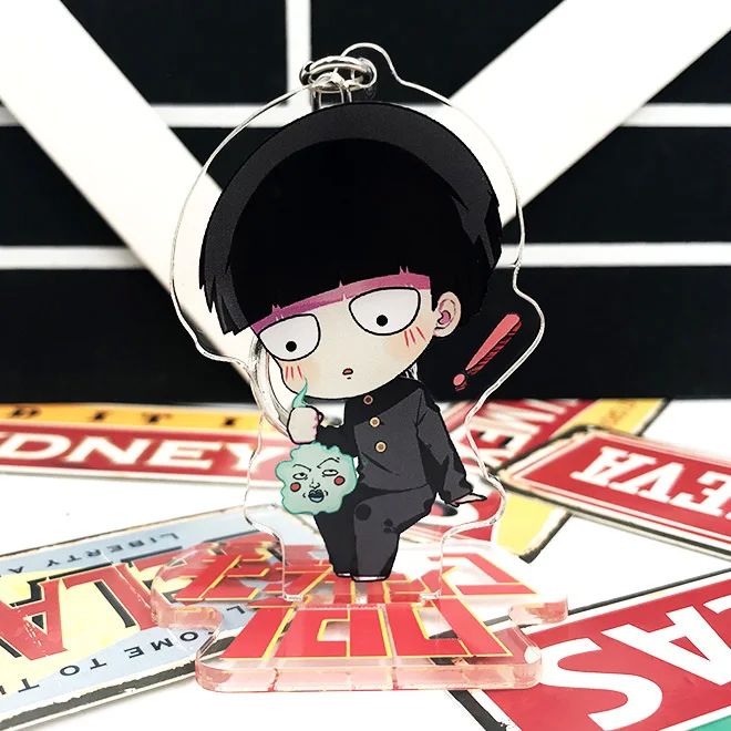 Аниме Mobu Saiko Hyaku Kageyama Shigeo Dimple 100 подставка для косплея акриловый брелок подвеска