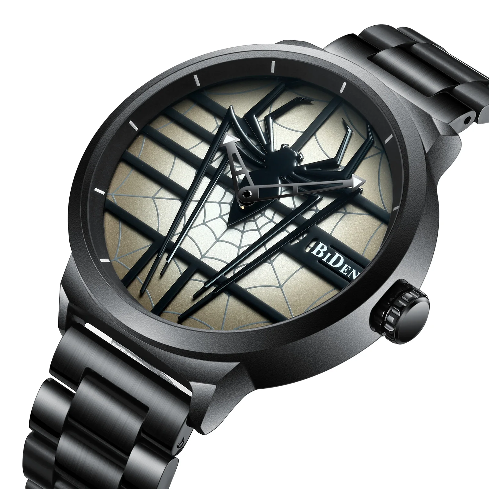 

Quartz Watch Biden MEN'S Watch 2019 Creative Watch Fashion Steel Watch Strap Watch