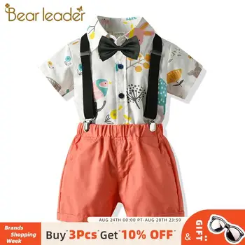 

Bear Leader Boy Summer Clothes Set for Kid Baby Clothing Suit New Fashion Print Set Baby Toddler Boys Clothes Set Girls Outfits