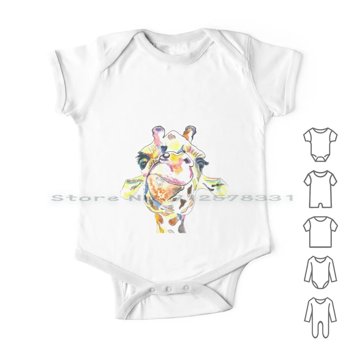 

Giraffe Newborn Baby Clothes Rompers Cotton Jumpsuits Infant Long Sleeve Sleeveless One-Piece Kids Bodysuits Toddler Funny