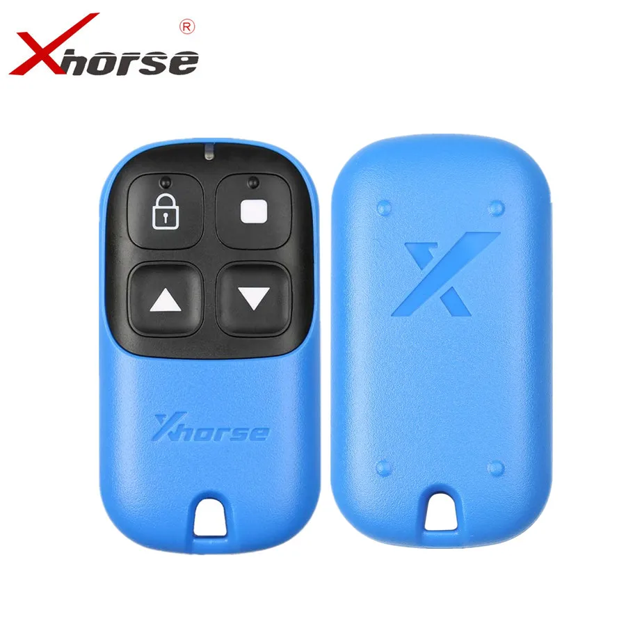 Дистанционный ключ Xhorse XKXH04EN для гаража 4 кнопки синий цвет 10 шт./лот| |