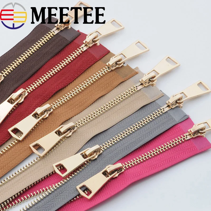 Meetee, 1 шт., 60-300 см, 8#, резиновая молния, открытый конец, длинная застежка-молния, сделай сам, швейная пуховая куртка, пальто, палатка, портновские Швейные аксессуары, ZA011