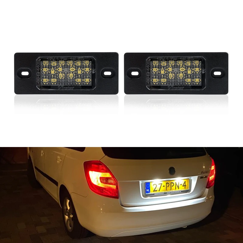 Светодиодная лампа SMD для номерного знака Skoda Fabia MK1 6Y CAN bus|Сигнальная лампа| |