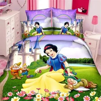 

little princess fairy bedding set duvet cover bed sheet pillow cases twin single size bed linen set