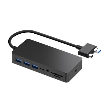

12 in 1 USB Hub Docking Station RJ45 Ethernet 4K HDMI VGA DP Display SD/TF Card Reader for Surface Pro 4/Pro 5/Pro 6