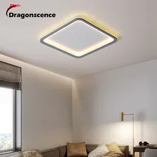 Dragonscence Минималистичная светодиодная Люстра для гостиной, спальни, дома, люстра, современный декор, Светодиодная потолочная люстра, лампа