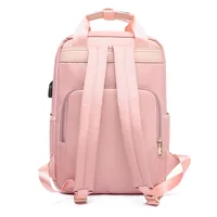 Stylish Waterproof Laptop Backpack 15 6 Women Fashion Backpack for girls Black Backpack Female large Bag