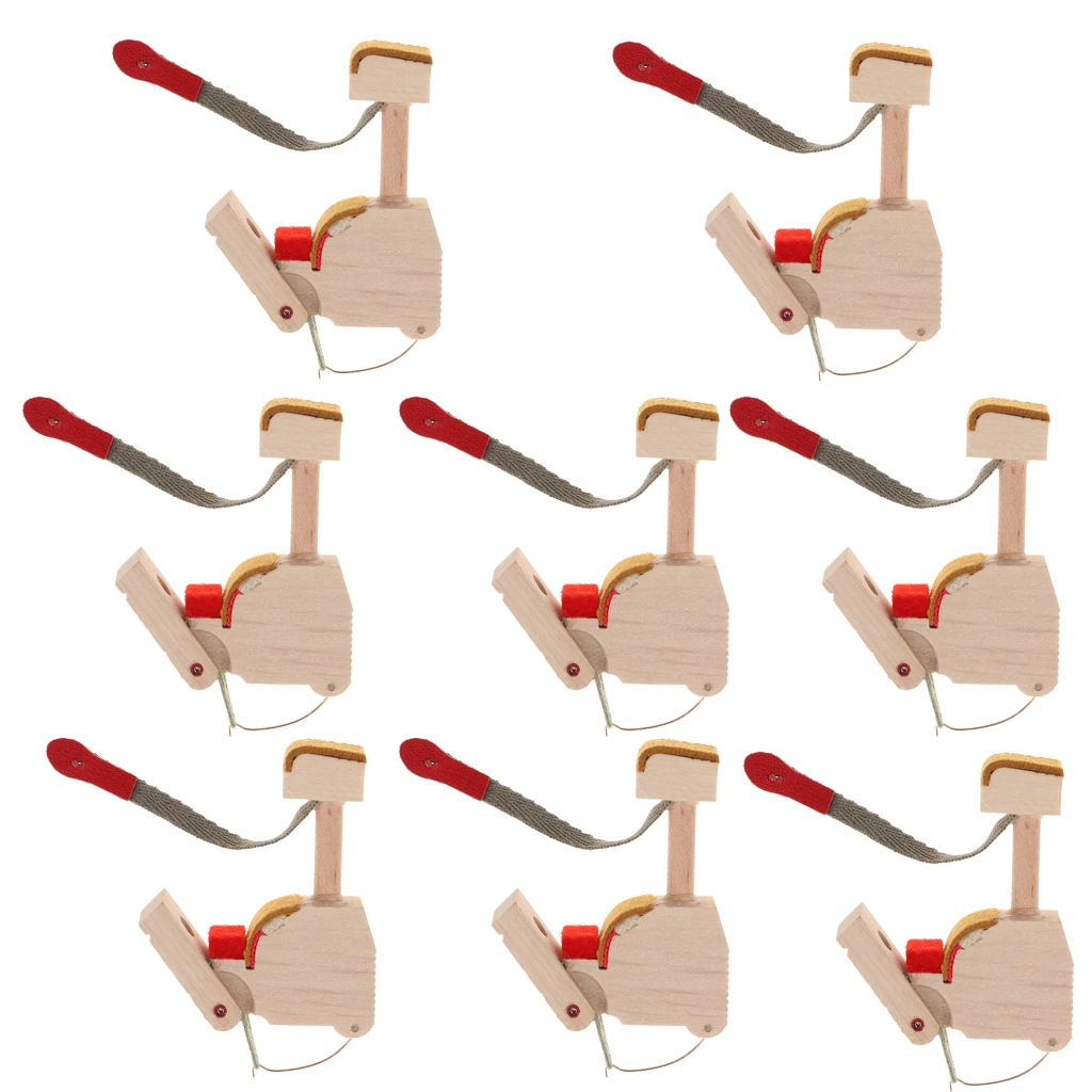 8 Pieces Wooden Piano Keyboard Hammer Butts DIY Repair Parts
