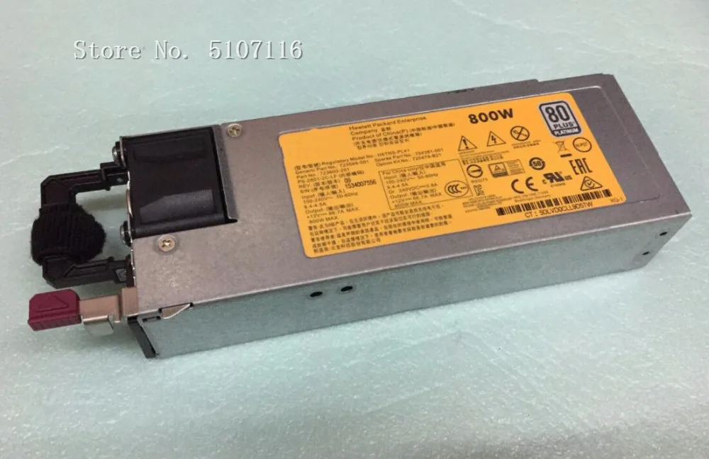Для GEN9 800W 720479-B21 723599-001 754381-001 блок питания будет полностью испытания перед отправкой