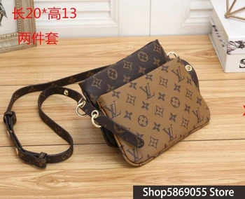 

Luxury Leather Handbags Women Bags Designer Brand Women's Shoulder Bags Large Capacity Ladies Hand Bags L358 Louis Vuitton LV-