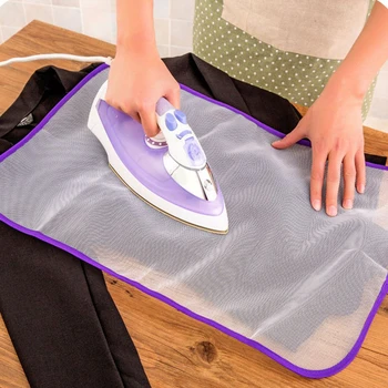 

Home Use High Temperature Ironing Insulation Mat Protective Mesh Fabric Ironing Net Insulation Pad Random Color
