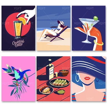 

5D DIY Diamond Wall Lady Painting Sticker Picture Wine Full Round Drill Cross Stitch Flower Beadwork Embroidery Home Decoration