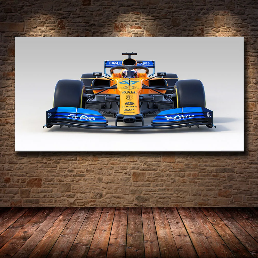 Настенная картина Mclaren F1 постеры с гоночными автомобилями и фото Картина на