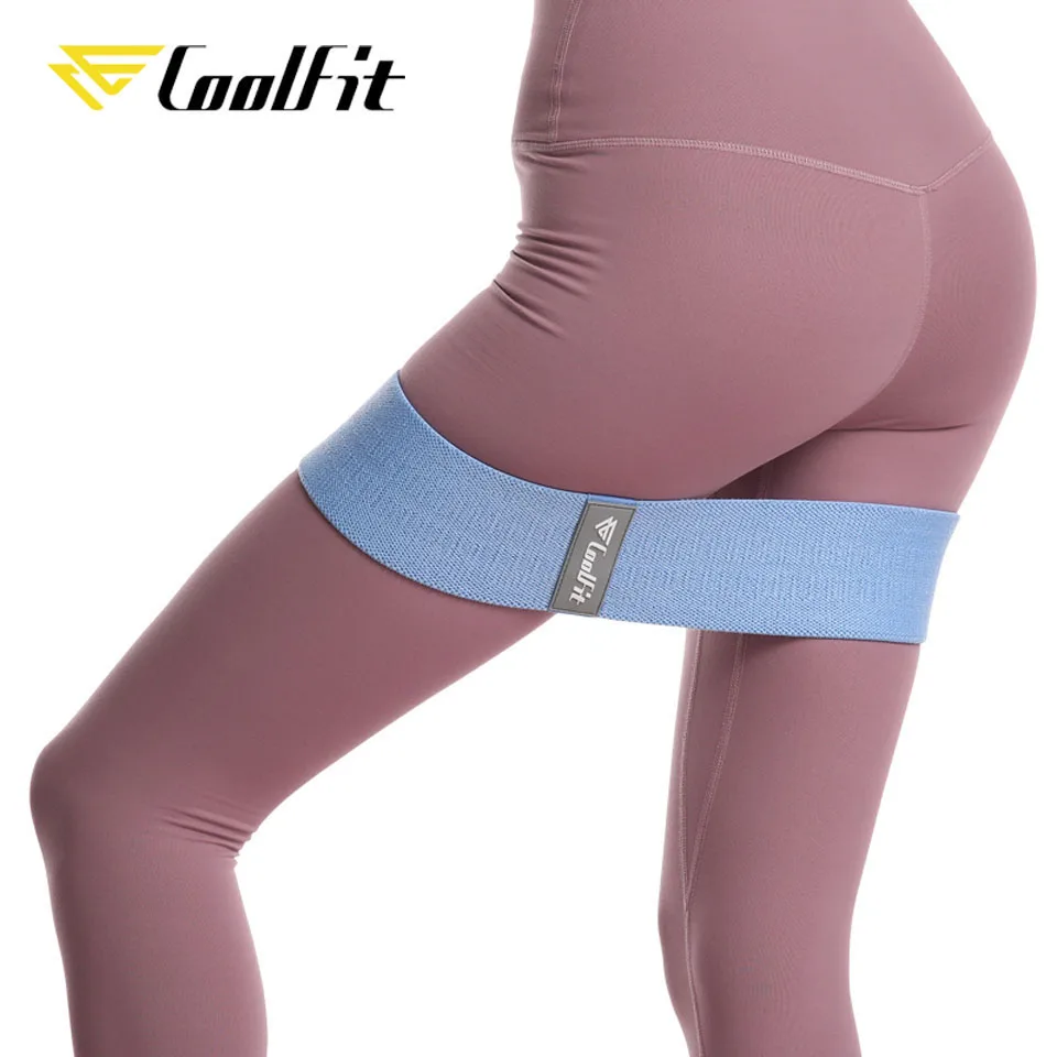 Фитнес резинка CoolFit фитнес для йоги нескользящая плетеная эластичная|Эспандеры| |