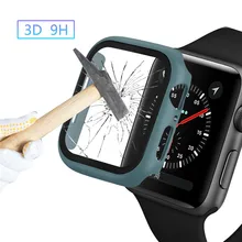 Супер тонкий Чехол подходит для Apple Watch Series 5 4 3 2 Чехол с защитой экрана водонепроницаемый чехол для Iwatch 44 мм 42 мм 40 мм 38 мм