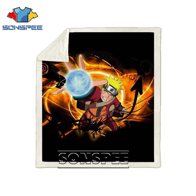 Диван-кровать Узорчатое офисное Uzumaki Naruto Shippuden автомобильный Харадзюку мягкое одеяло-покрывало детское дорожное одеяло Походное одеяло - Цвет: 14