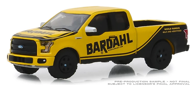 

Green Light 1:64 Bardahl - 2017 Ford F-150 alloy toy car toys for children diecast model car Birthday gift