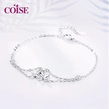 S925 Серебряный гиацинт модный браслет