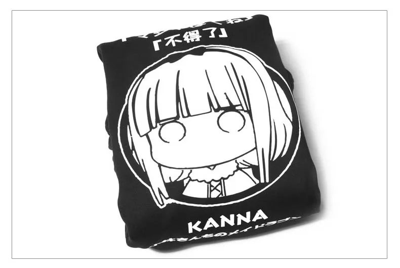 Аниме-Толстовка Kobayashi-san Chi no Maid Dragon Канна Камуи косплей пальто на молнии