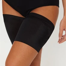 Одна пара S-4XL гетры повязки для бедер летние сексуальные тонкие высокие эластичные повязки для бедер женские противоскользящие носки чулки на подвязках