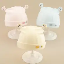 

Baby Hat Breathable Soft Animal Embroidery 0-3 Months Warm Children Hat Toddler Cap for Spring