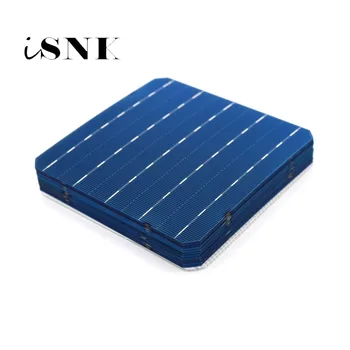 

10/50/80/100pcs 156 x 156mm 4.96W Mono Solar Cells 6x6 Grade A monocrystalline PV DIY Photovoltaic Sunpower C60 Solar Panel