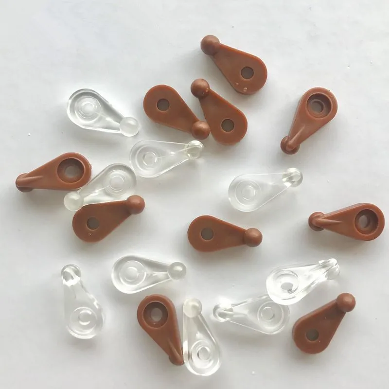 

50pc Shelves Seperator Fixed Plastic Glass Clamp Retainer Mirror Cabinet Fix Clip Furniture Bracket Support Holder Installation