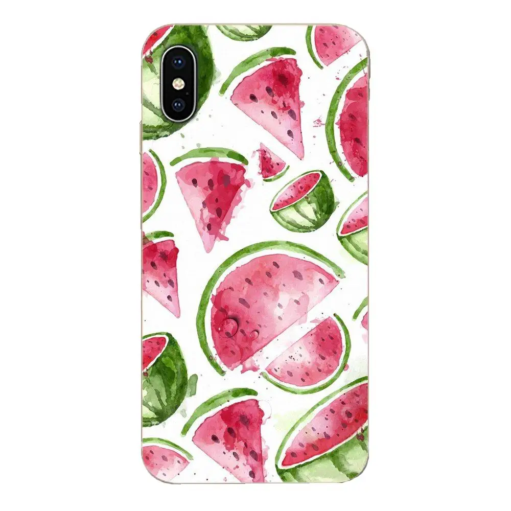 as picture Фрукты клубники арбуз мягкий сумочки для аксессуаров для Galaxy J1 J2 J3 J330 J4 J5 J6 J7 J730 J8 mini Pro - Цвет: as picture