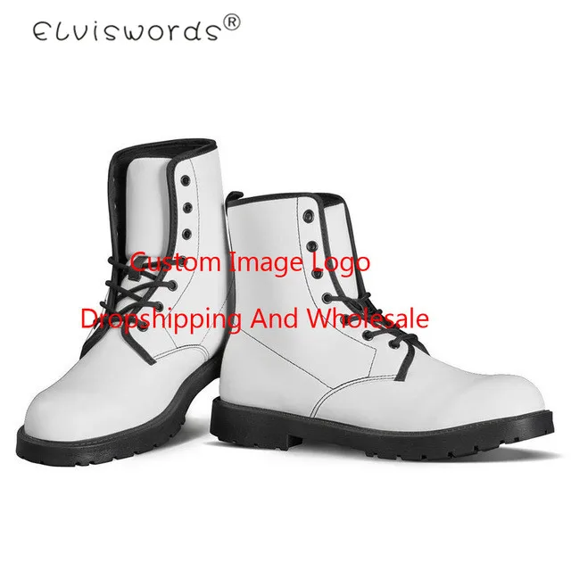 

FORUDESIGN Customize Your Own Image Ladies Leather Boots for Woman &Men Leather Warm Shoes