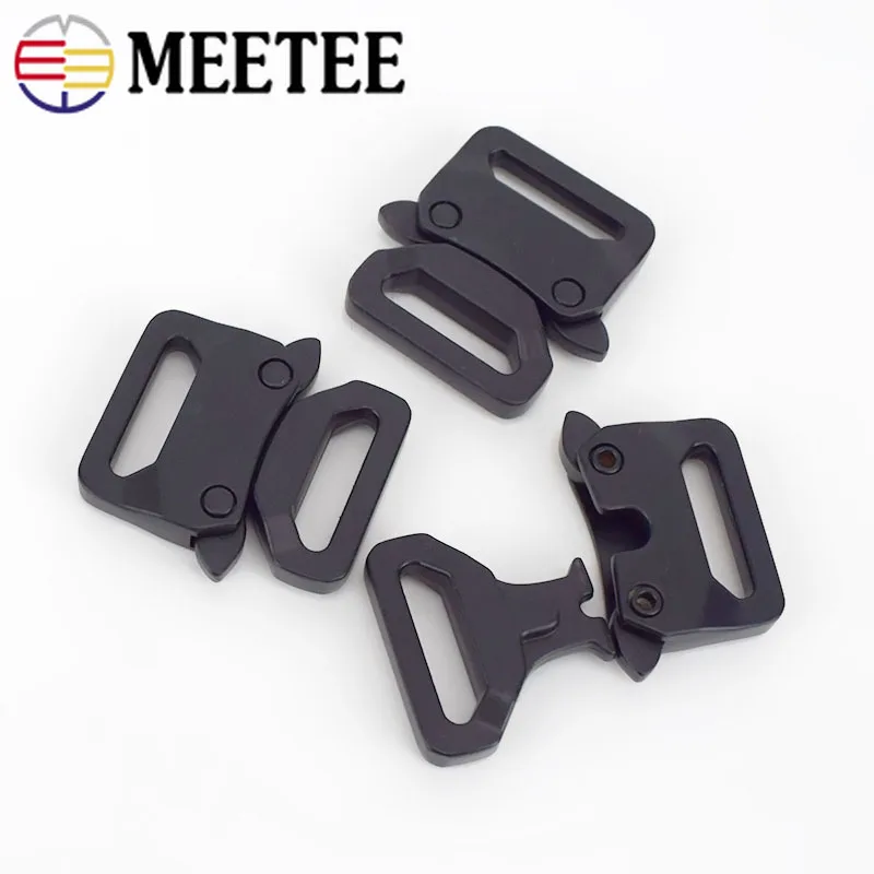 Meetee 2/5 шт. ID 20/25 мм Металлические автоматические пряжки для ремня регулирующая