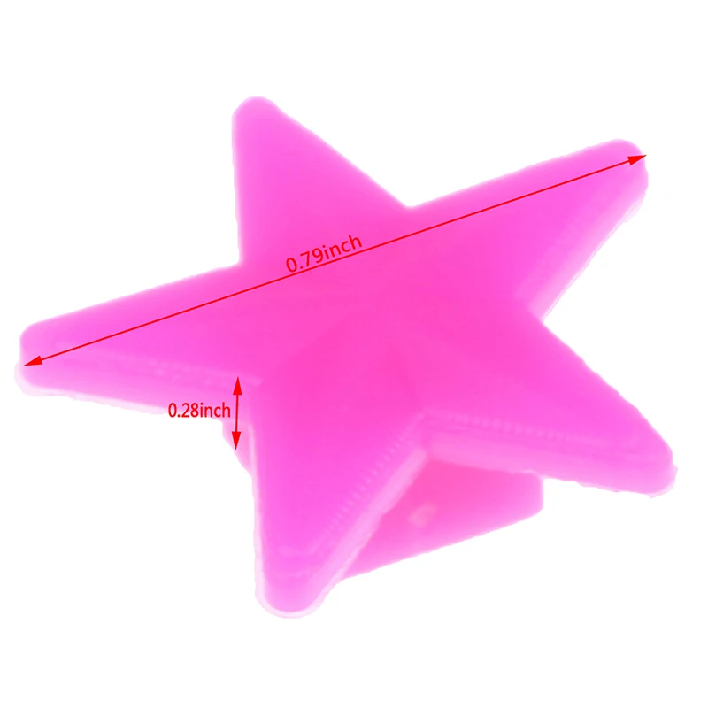 36Pcs Colorful Star Bike Bicycle Wheel Spoke Beads Luminous Plastic Clip Spoke Bead Bicycle Beads Wire Decor