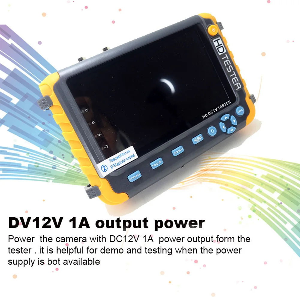 

5inch LCD Display HDMI CCTV Tester Monitor 5MP AHD CVI Security Analog Audio Mini TVI Camera CVBS Video HD