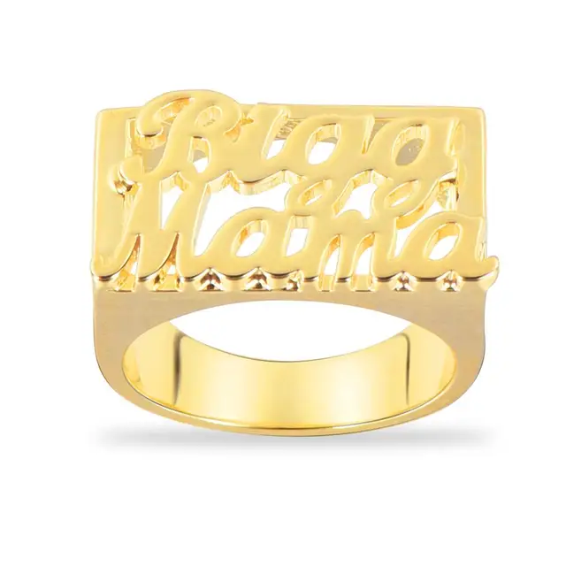 Double Name Gold Plated Personalized 