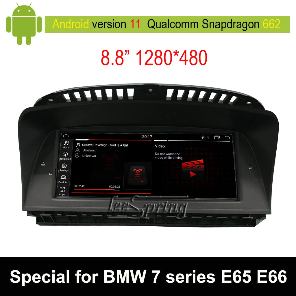 Android 11 автомобильный аудиоплеер Vdieo для BMW 7 серии E65 E66 2003-2007 оригинальный экран