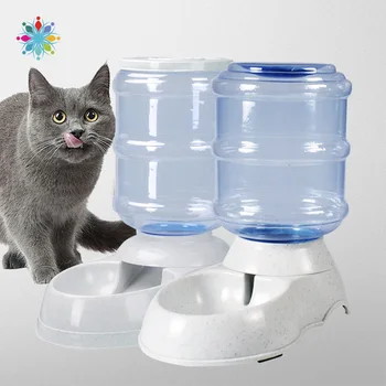 

3.8L Pet Automatic Feeder Dog Cat Drinking Bowl For Dog Water Drinking Cat Feeding Large Capacity Dispenser Pet Cat Dog TLSM