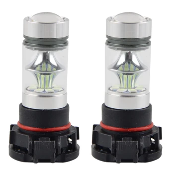 

2PCS 100W High Power 9006 HB4 8000K Ice Blue LED Fog Light Driving Bulbs DRL H16/5201/5202/9009/PS24WFF Car LED Light Bulb