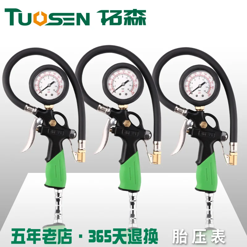 

Extension Sen Hardware Tools Tire Pressure Gauge Tire Inflatable Tire Pressure Gun Mechanical Tire Pressure Gauge Oil-Immersed T