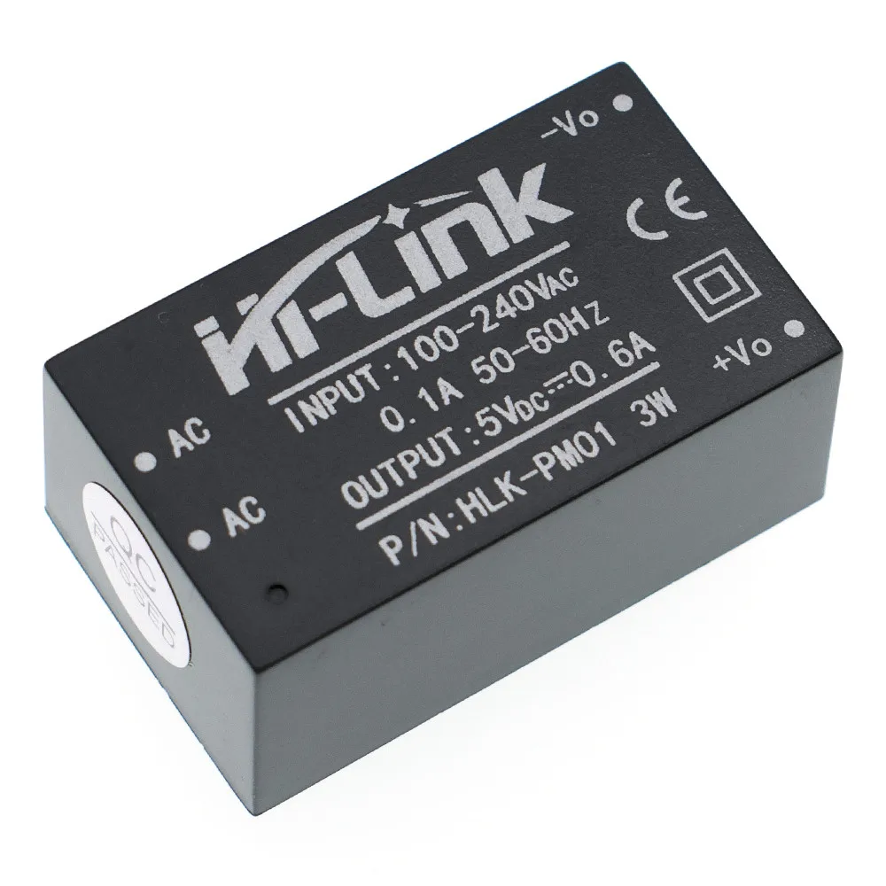 HLK-PM01 HLK-PM03 HLK-PM12 AC-DC 220V 5 V/3,3 V/12 V Мини модуля питания, интеллигентая(ый) бытовой выключатель питания модуль