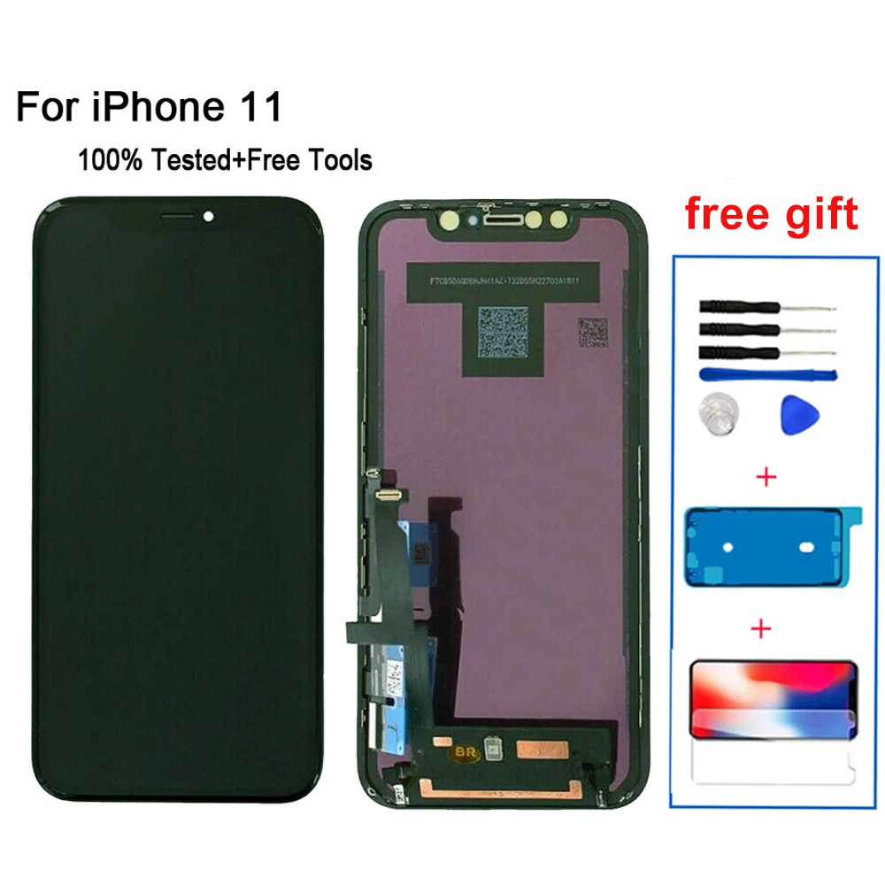 OLED маленький дигитайзер для iPhone 11 ЖК-дисплей с сенсорным экраном и дигитайзером в