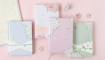 

Creative Notebook Sakura Language Hand Account Hardcover A5 High-Grade Notebook Girl Notebook Student Stationery Supplies