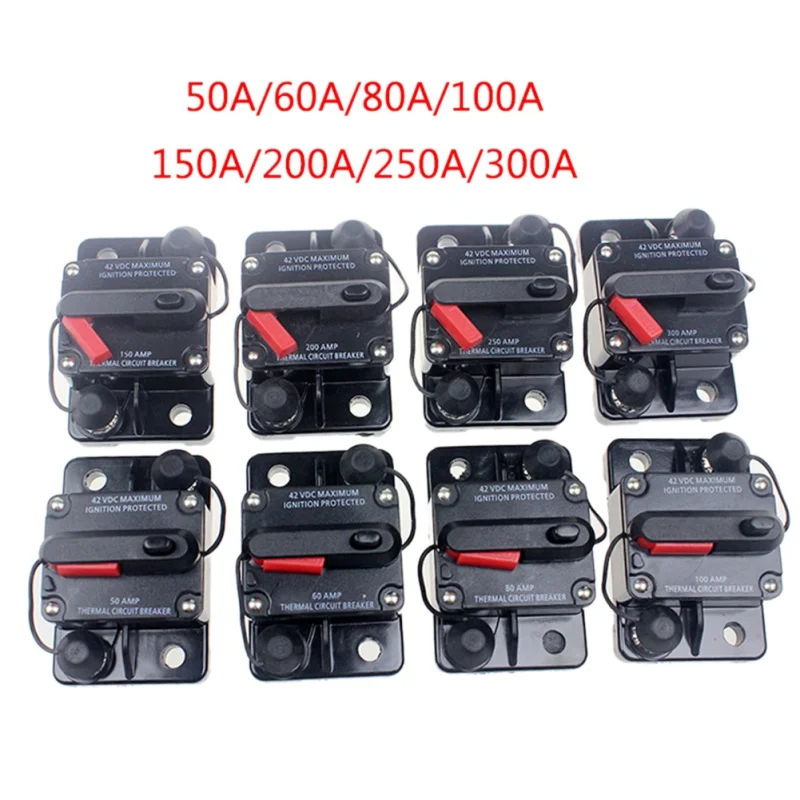 50A 60A 80A 100A 150A 200A 250A 300A автомобильный аудио усилитель выключатель предохранитель