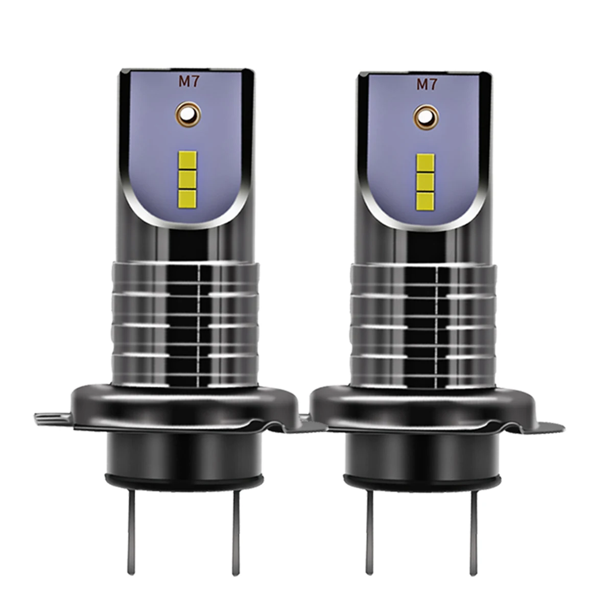 

2Pcs Car LED Headlight Bulbs Conversion Kit Fog Driving Light Cool White 6000K 7200LM 50W Per Kit Waterproof Headlights