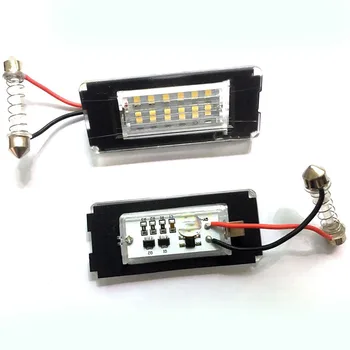 

1Pair LED Car Number License Plate Lights Signal Lamp for 2006-2014 second gen BMW MKII MINI Cooper R56 R57 R58 R59