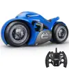 RC Motorcycle 2.4G RC Stunt Drift Car 1/12 Huge Transformable Motorcycle 180 Degree Flick Music Remote Control Drift Motorcycle 1