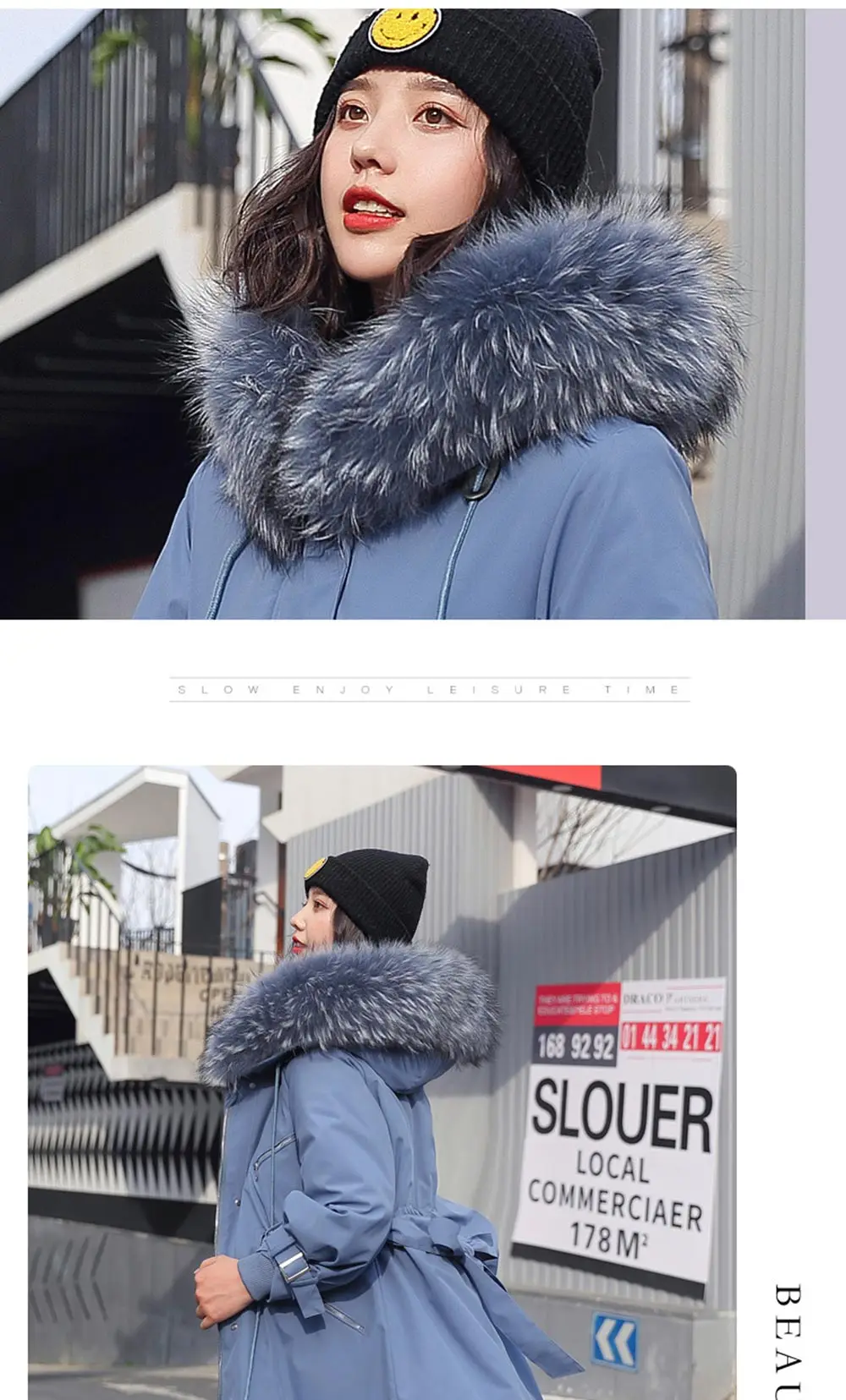 Down Coats New Arrival 2021 Women Winter Jacket Hooded Fur Collar Female Long Winter Coat Parkas With Fur Lining long puffer coat womens