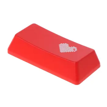 

Red Love Heart Pattern Keyboard Keycap Mechanical ENTER/ESC Key Cap Hat for PC Computer Notebook Use Supplies